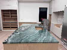 Apsara Beautiful Green Quartz Countertop with Beautiful Veins