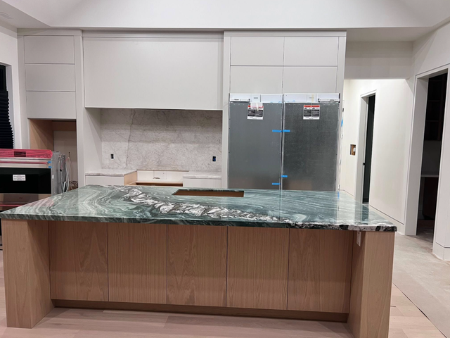 Apsara Beautiful Green Quartz Countertop with Beautiful Veins - Photo 3