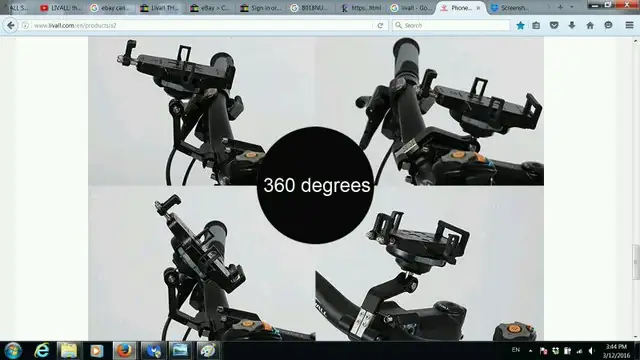 Heavy-duty bike phone holder fit for 4-6' phone size - Photo 2