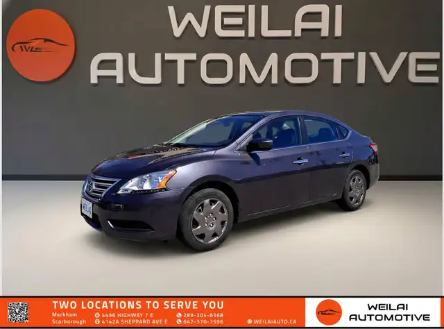 2015 Nissan Sentra S/ Low KMs/Local Vehicle!
