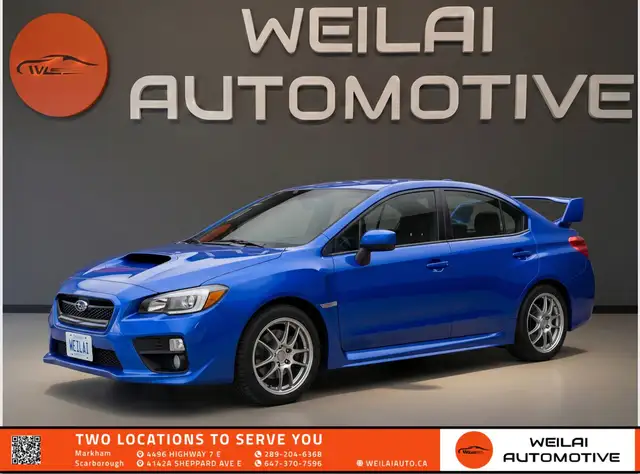 2016 Subaru WRX WRX/Manual/No Accident/Fully Serviced