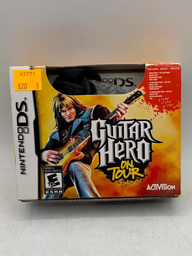 Guitar Hero On Tour for the DS In Box - No Guitar Pick Stylus