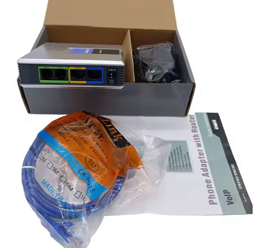 Unlocked Cisco/Linksys SPA2102 VoIP Phone Adapter Router 2FXS - Photo 3