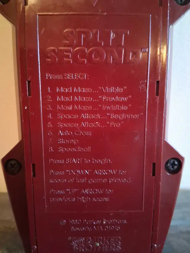 Jeu électronique 'Split second' 1980 - Photo 5