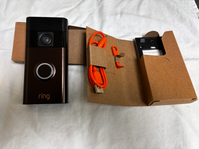 RING BATTERY DOORBELL CAMERA-AS NEW in Box - Photo 5