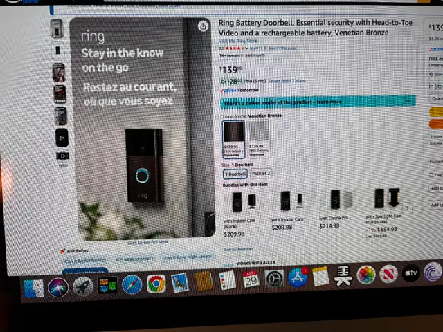 RING BATTERY DOORBELL CAMERA-AS NEW in Box - Photo 7