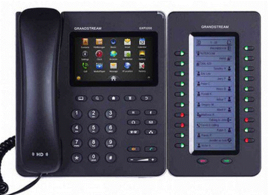 Grandstream GXV3240 Video IP Phone VoIP with Extension Module