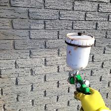 spray paint  power Washing