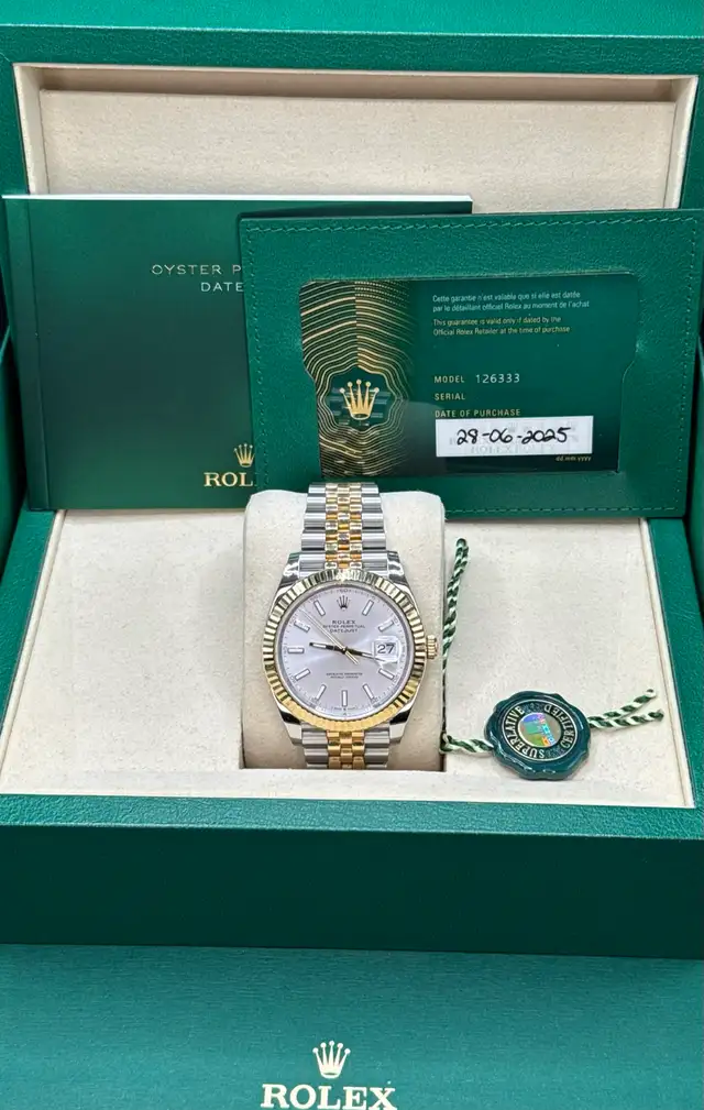 2025 Rolex Datejust 41 Two Tone 126333 - Photo 7