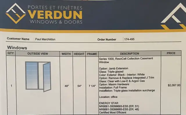 Verdun triple pane window - Photo 2