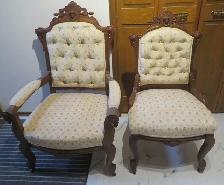 Antique Queen Ann chair set
