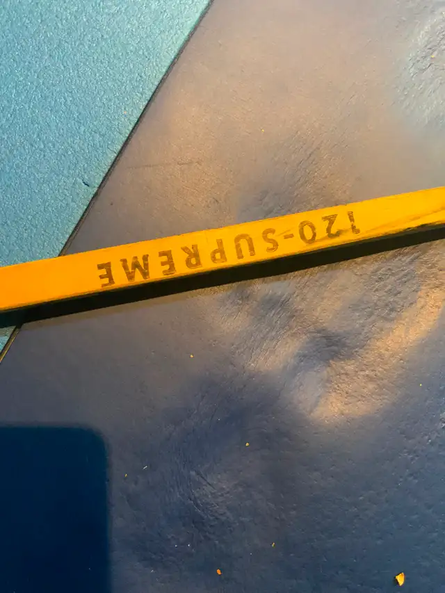 1960 Victoriaville hockey stick, straight blade. Vintage hockey - Photo 4