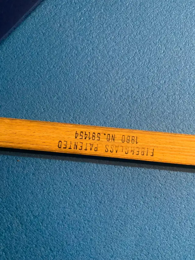 1960 Victoriaville hockey stick, straight blade. Vintage hockey - Photo 7