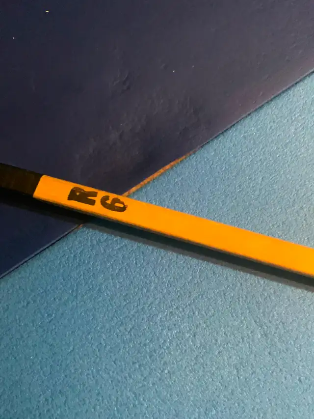 1960 Victoriaville hockey stick, straight blade. Vintage hockey - Photo 9