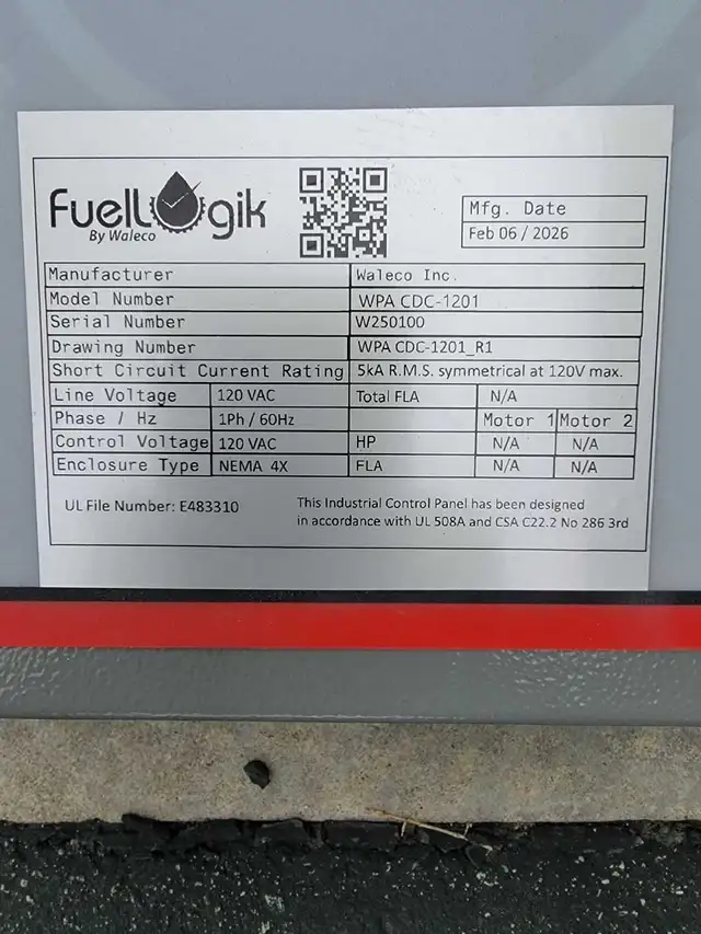 fuel logik combustion air damper alarm panel - Photo 2