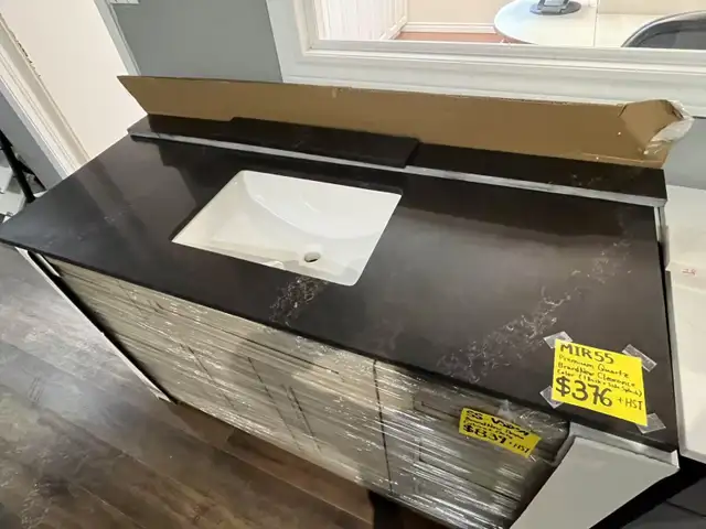 54' Vanity Cabinet & 55" Countertop Demos on Sale- CozyHome in - Photo 3