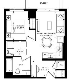 New Luxury Condo 1 plus den - Rental-Vaughan, Border of Toronto