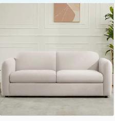 Modern fabric sofa in beige or grey - Photo 4