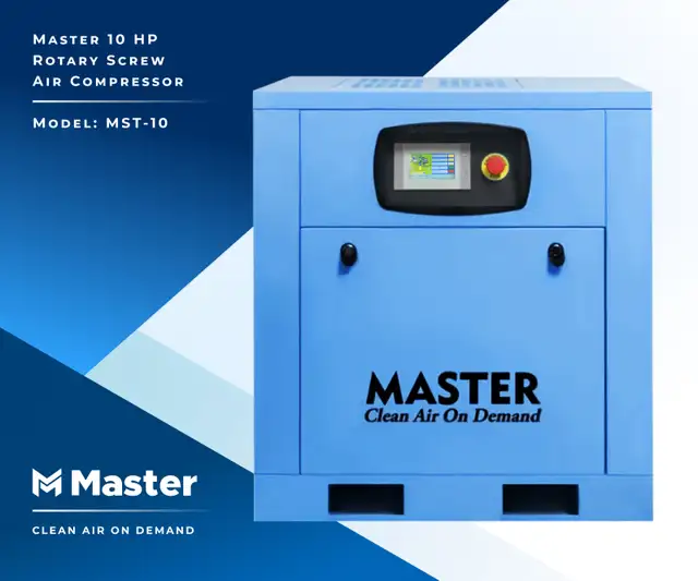 10 HP Rotary Screw Air Compressor - Photo 2