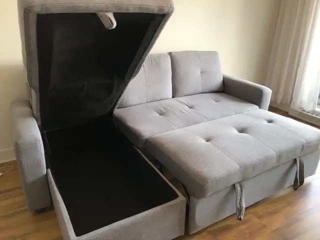 Canapé-lit d’angle réversible – Excellente qualité – 750$ - Photo 4