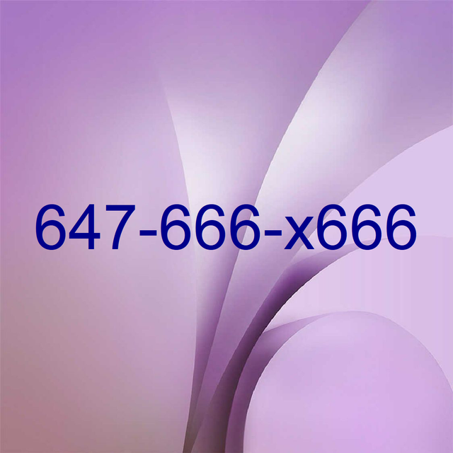 easy to remember 647-666-x666 phone number for sale
