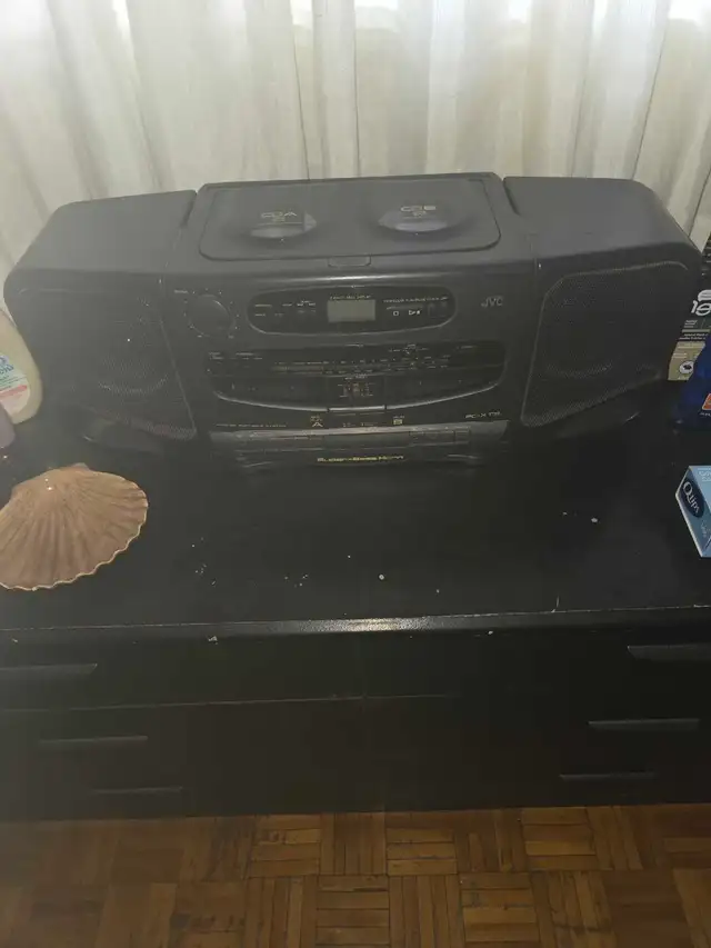 j.v.c radio cassette cd