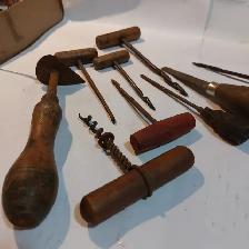 Old rusted hand tools
