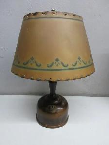 Canadian Coleman 128C Lamp With 355 & Shade - $300