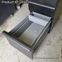 Hon Black 3 Drawer Pedestal File Cabinet - Photo 2