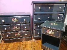 commode et table de nuit