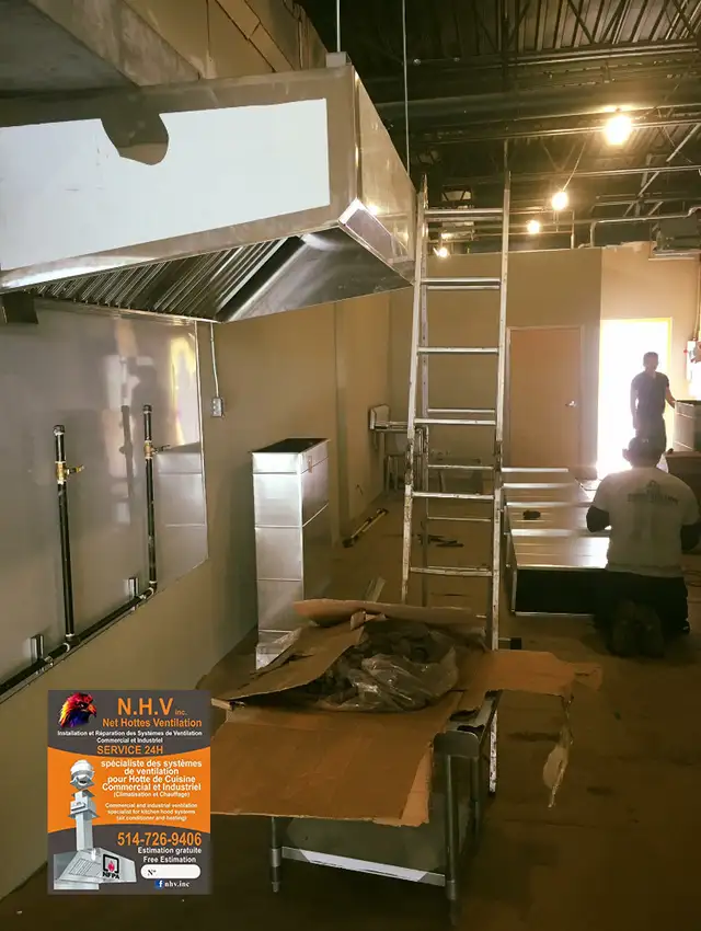 Ventilation commerciale HOTTE de cuisine, conduits, ventilateurs - Photo 3