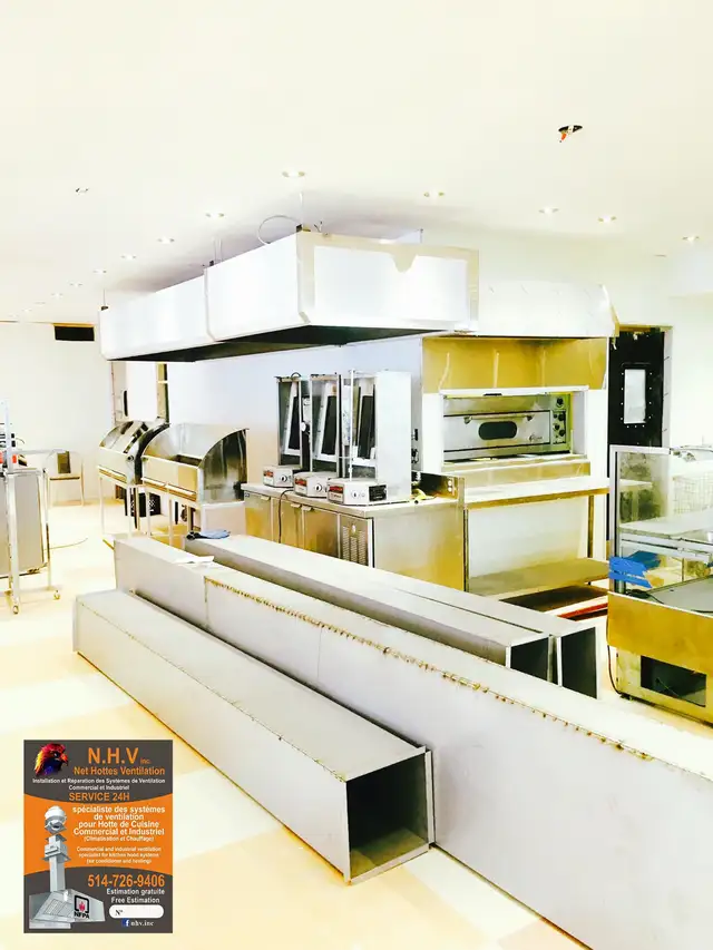 Ventilation commerciale HOTTE de cuisine, conduits, ventilateurs - Photo 5