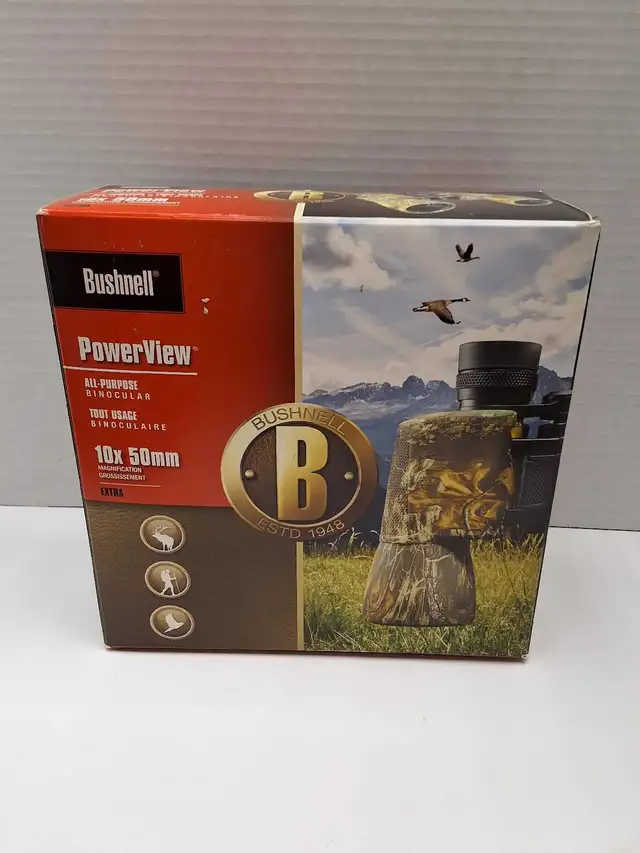 Bushnell 10 x 50 All Purpose Camo Binoculars - Photo 4
