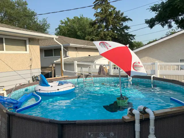 Outdoor portable 4 x 16 foot pool