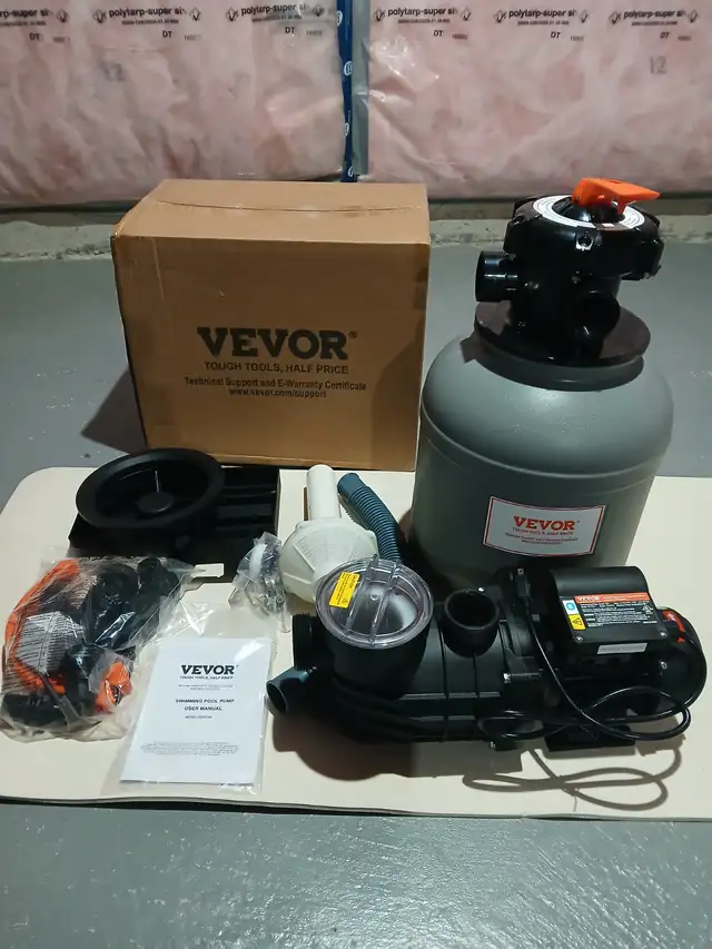 Sand Filter Pump Above Ground Pool, VEVOR, 2650 GPH, 1/3 HP - Photo 2