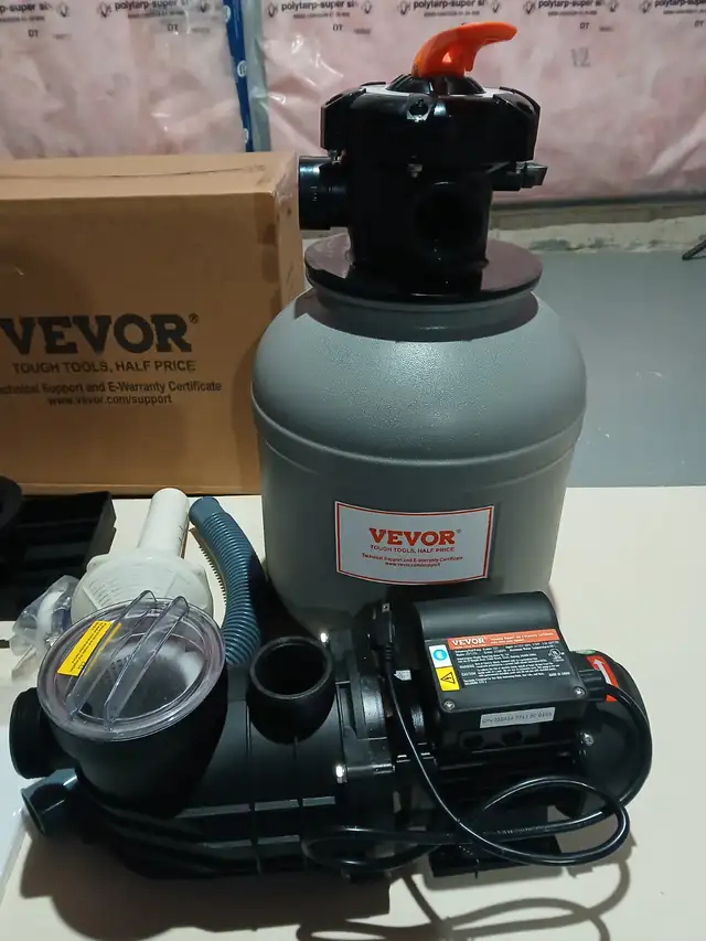 Sand Filter Pump Above Ground Pool, VEVOR, 2650 GPH, 1/3 HP - Photo 3