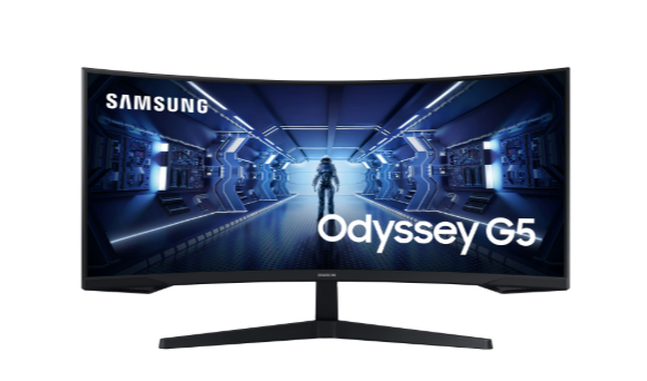 Samsung Odyssey G5 34' Ultra-Wide Curved Gaming Monitor
