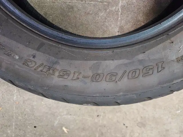 Dunlop D404 Pneu moto arrière 150/90-15 Presque neuf - Photo 3