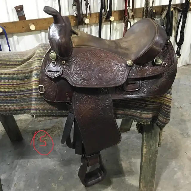 16" Western Rawhide Pleasure Saddle