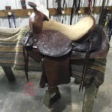 15" Western Rawhide Pleasure Saddle