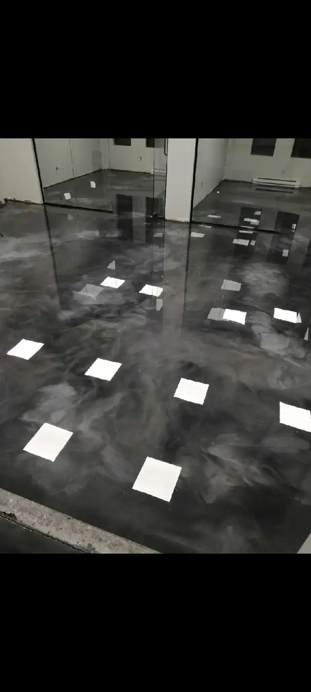 plancher epoxy , scellant , autonivelant - Photo 2