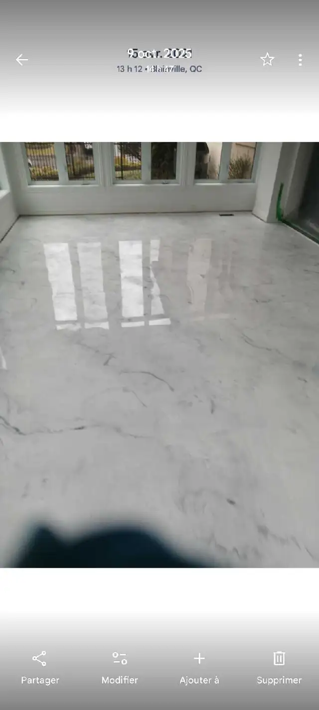 plancher epoxy , scellant , autonivelant - Photo 9