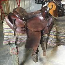 14" Western Rawhide Pleasure Saddle
