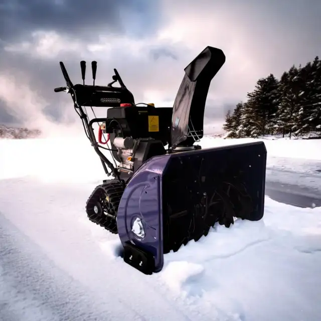 34" Gas Snow Thrower – Self-Propelled for Easy Use