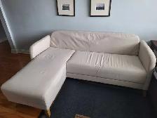 Sofa beige format L