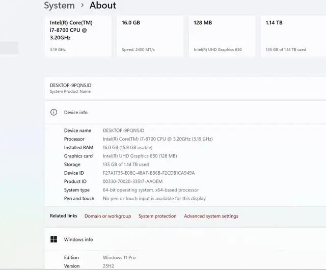 8th Gen Intel i7  8700 4.6GHz 6 Core 16gigs DDR4 M.2SSD - Photo 5