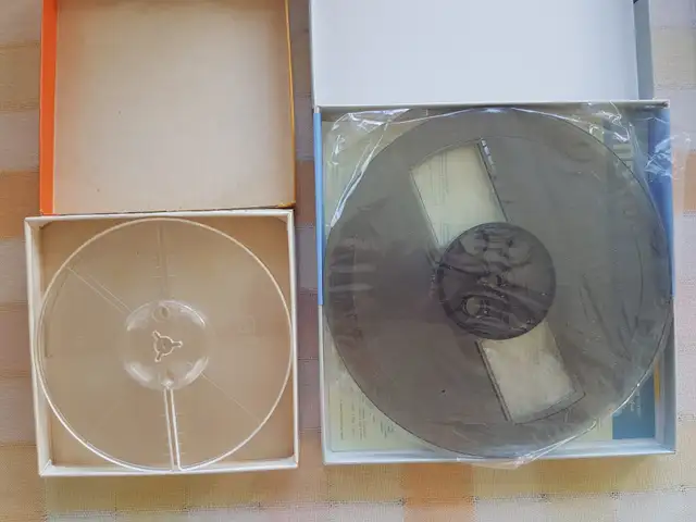 10" used studio grade plastic reels with ¼" tape for sale - Photo 7