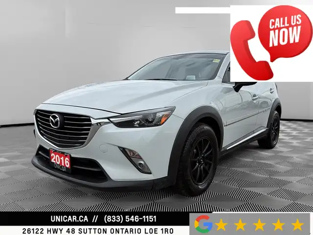 2016 Mazda CX-3 GT Nav Bose Audio Leather Seats Backup Cam Bluet