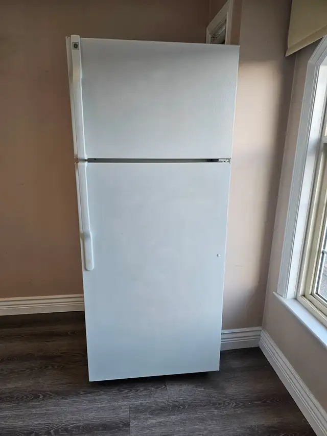 White GE Fridge - 2 door