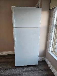 White GE Fridge - 2 door